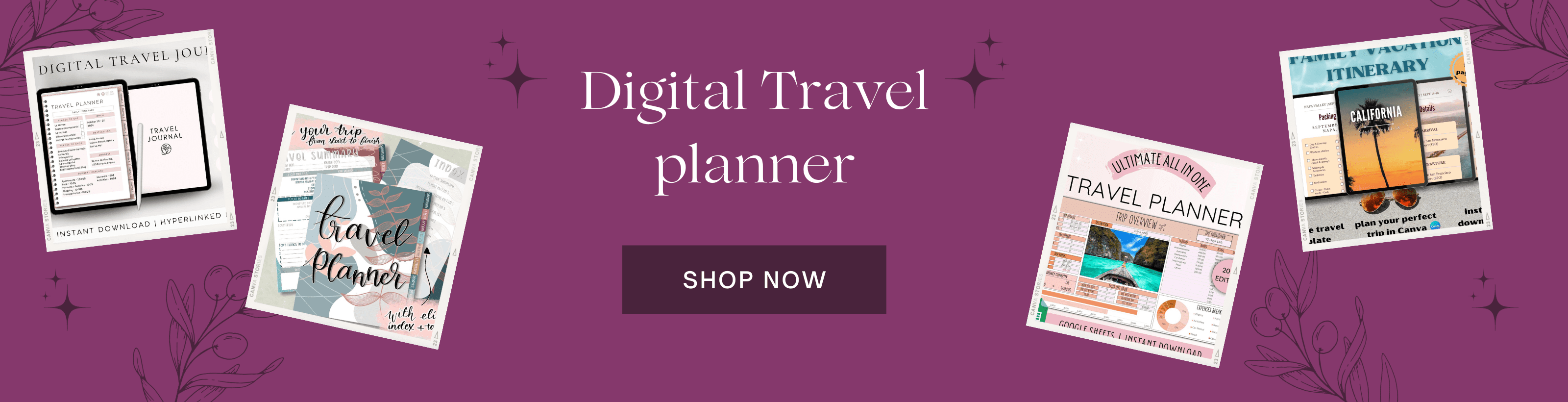 free travel planner template goodnotes